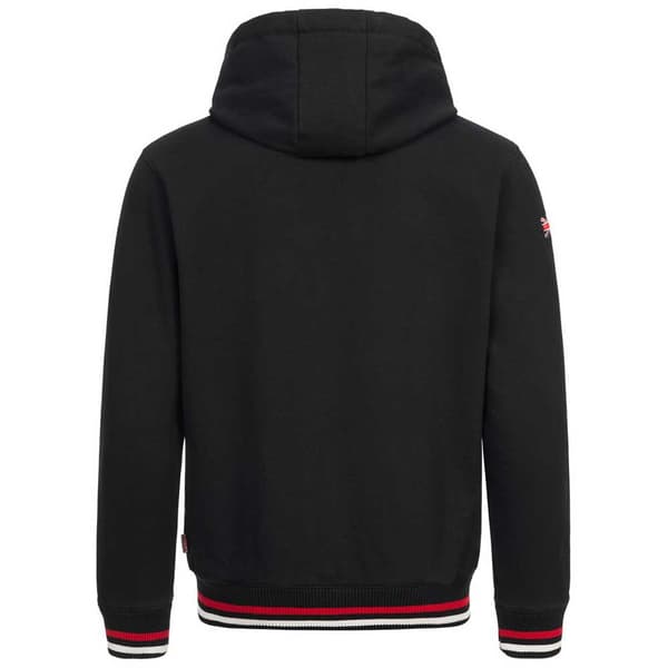 Lonsdale Full Vetoketjullinen Villapaita Nateby Musta 2XL Mies