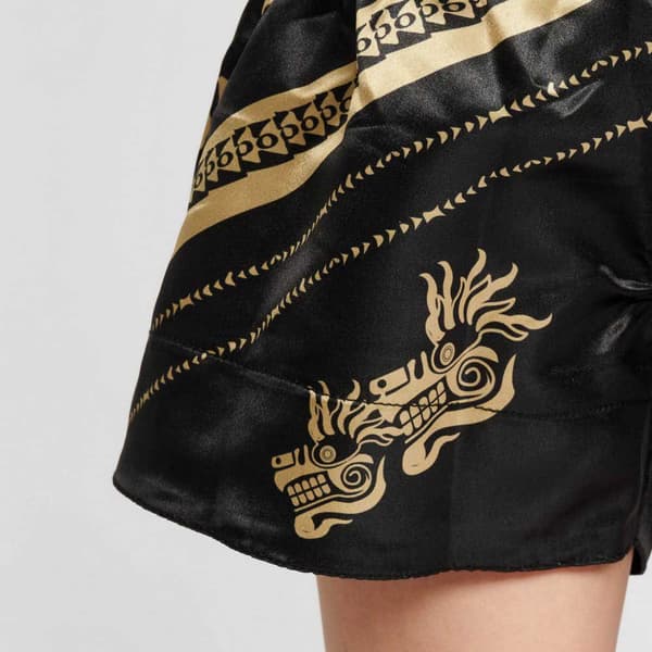 Leone1947 Shortsit Montezuma Style Kick-thai Musta L Mies