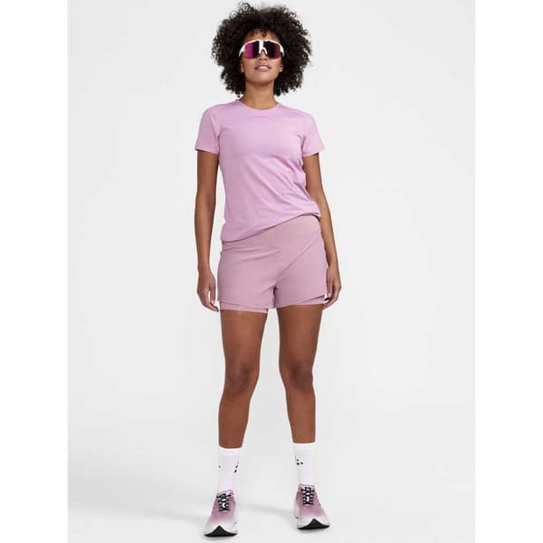 Craft Kortärmad T-shirt Adv Essence Slim Rosa S Kvinna