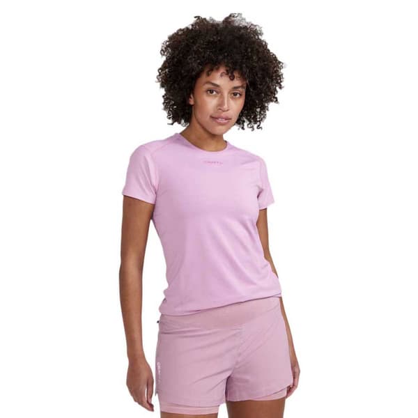 Craft Kortärmad T-shirt Adv Essence Slim Rosa S Kvinna
