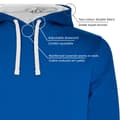 Miniatyrbillede 3 af 4: Kruskis Hættetrøje Crossfit Dna Two-colour Blå 3XL Mand