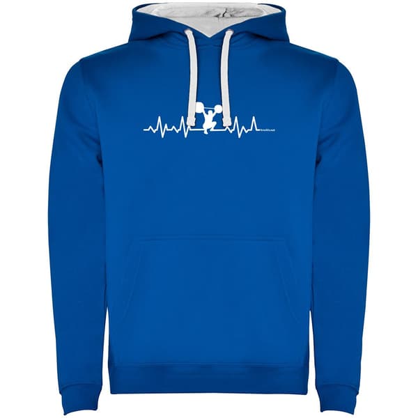 Kruskis Luvtröja Fitness Heartbeat Two-colour Blå 3XL Man