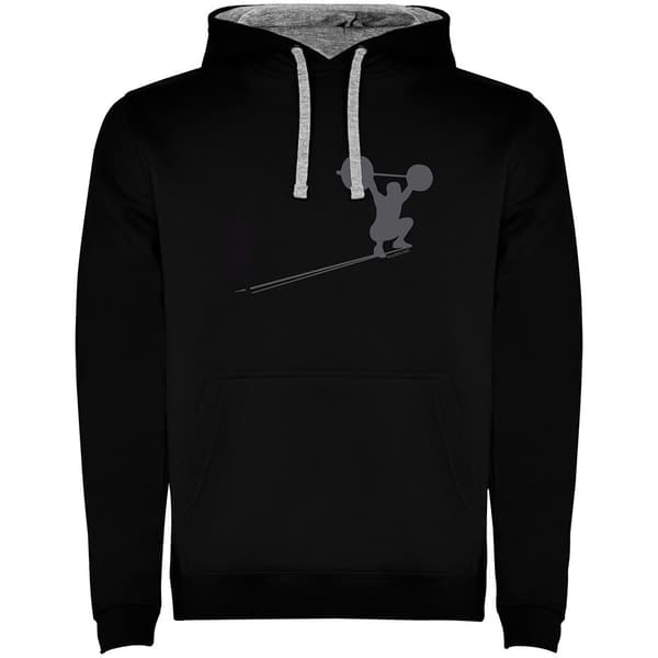Kruskis Hættetrøje Shadow Train Two-colour Sort 3XL Mand