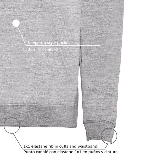 Kruskis Luvtröja Word Training Two-colour Grå 3XL Man