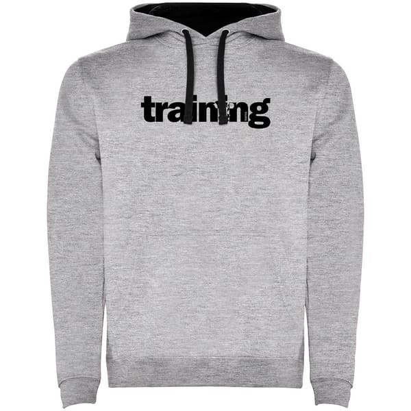 Kruskis Luvtröja Word Training Two-colour Grå 3XL Man