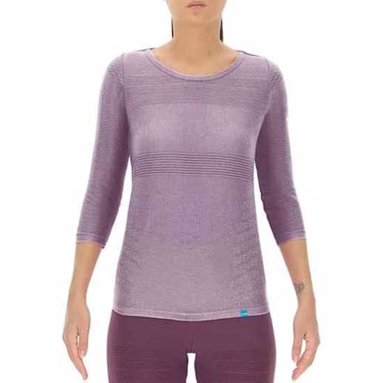 Uyn Natural Training 3/4 Lang Ærme T-shirt Lilla S Kvinde