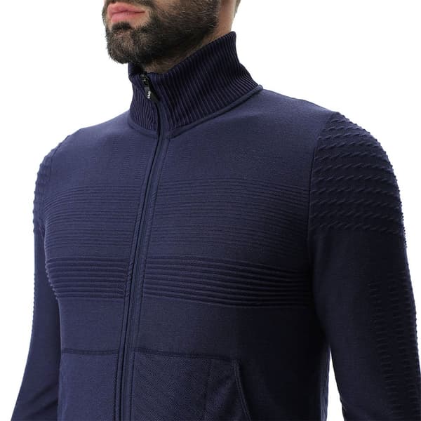 Uyn Långärmad T-shirt Natural Training Full Zip Blå L Man