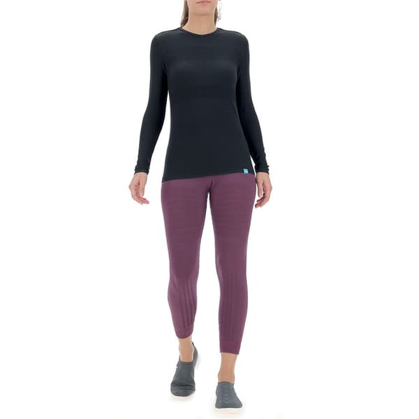 Uyn Langærmet T-shirt Natural Training Sort S Kvinde