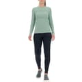 Miniatyrbillede 4 af 6: Uyn Langærmet T-shirt Natural Training Grøn XS Kvinde