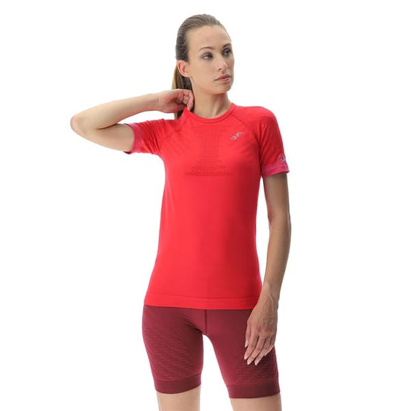 Uyn Kortärmad T-shirt Workhard Röd S Kvinna