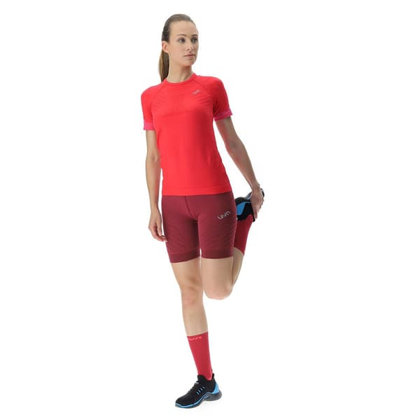 Uyn Kortärmad T-shirt Workhard Röd S Kvinna