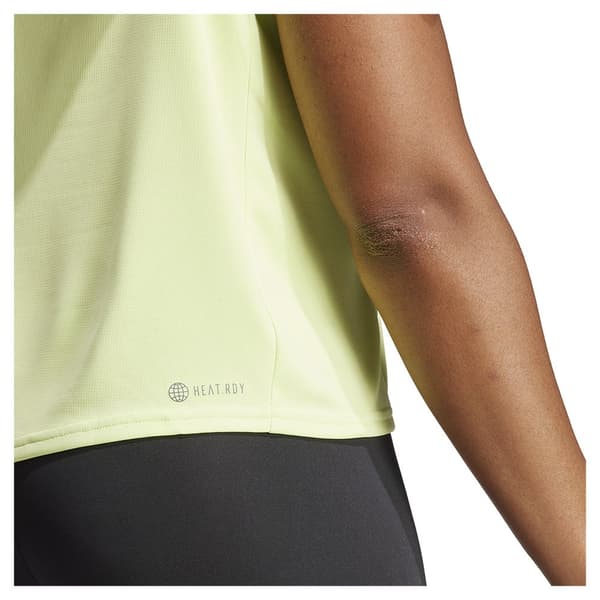 Adidas Lyhythihainen T-paita Hiit Heat.rdy Sweat-conceal Keltainen XS / Regular Nainen