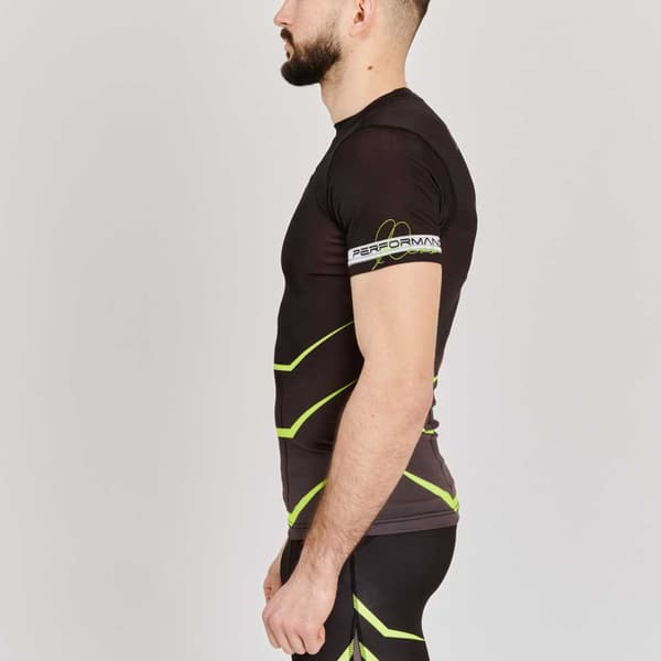 Leone1947 Kortärmad T-shirt Revo Fluo Svart M Man