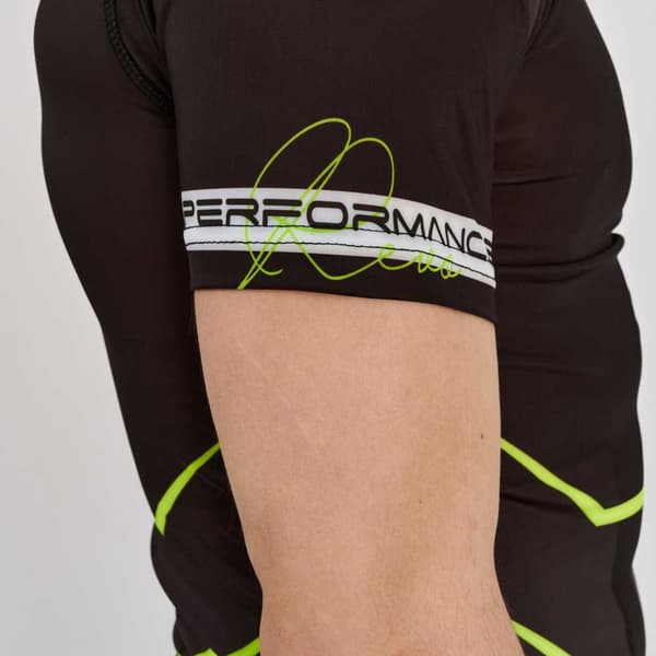 Leone1947 Kortärmad T-shirt Revo Fluo Svart M Man