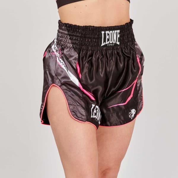 Leone1947 Thaibox Trunks Revo Fluo Sort M Kvinde