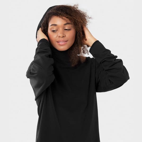 Siroko Huppari Black Square Musta 2XL Nainen