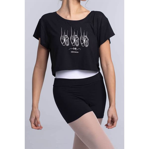 Intermezzo Kortärmad T-shirt Camtripun Svart S Kvinna