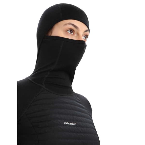 Icebreaker Luvtröja Zone Knit Insulated Svart S Kvinna