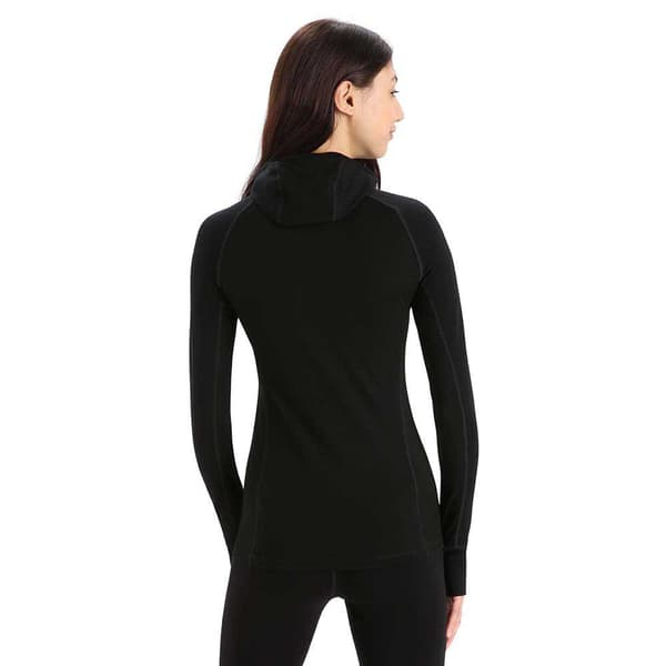 Icebreaker Luvtröja Zone Knit Insulated Svart S Kvinna