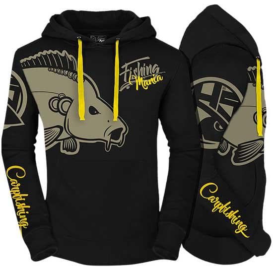 Hotspot Design Tröja Fishing Mania Carpfishing Svart 2XL Man