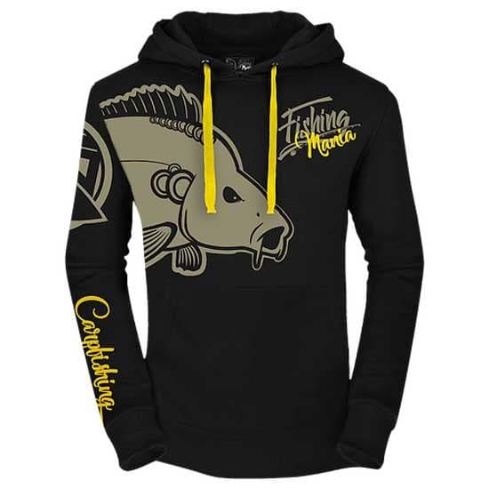 Hotspot Design Sweatshirt Fishing Mania Carpfishing Sort 2XL Mand