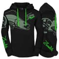 Miniatyrbillede 2 af 5: Hotspot Design Sweatshirt Fishing Mania Zander Sort S Mand