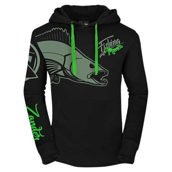 Hotspot Design Sweatshirt Fishing Mania Zander Sort S Mand