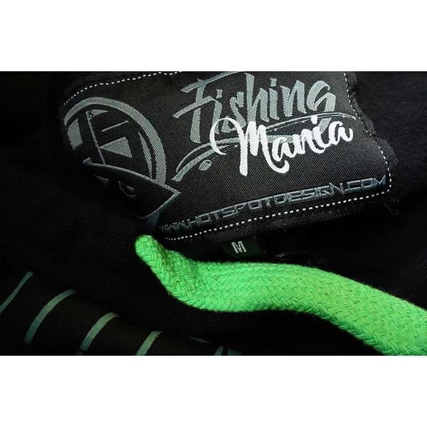 Hotspot Design Sweatshirt Fishing Mania Pike Sort 3XL Mand