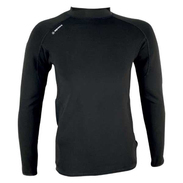 Apeks Langærmet T-shirt Thermiq Carbon Core Sort S Mand
