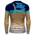 Miniatyrbild 2 av 8: Hotspot Design Långärmad T-shirt Ocean Performance Tuna Grönt,Vit,Blå 2XL Man