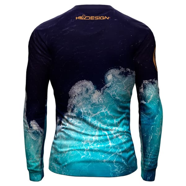 Hotspot Design Pitkähihainen T-paita Ocean Performance Hotspot Sininen 3XL Mies