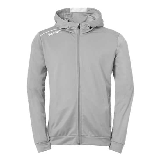 Kempa Sweatshirt Med Fuld Lynlås Player Grå 140 cm