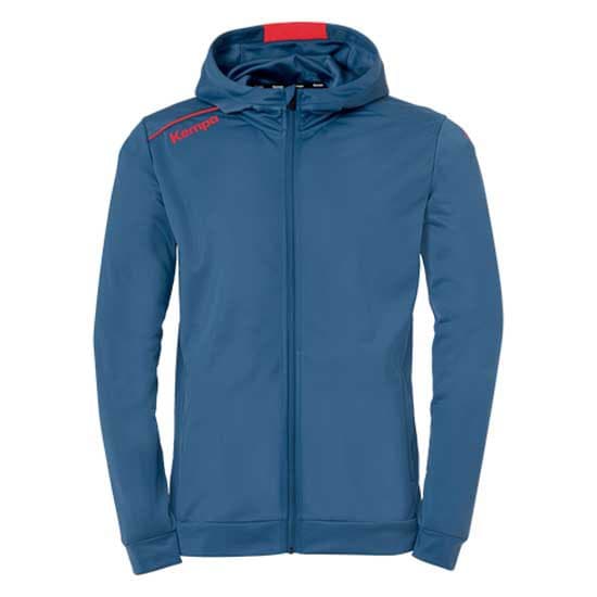 Kempa Sweatshirt Med Fuld Lynlås Player Blå 116 cm