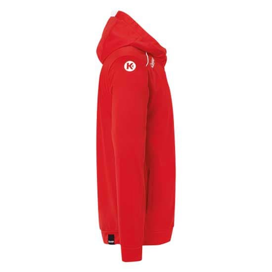 Kempa Sweatshirt Med Fuld Lynlås Player Rød 140 cm