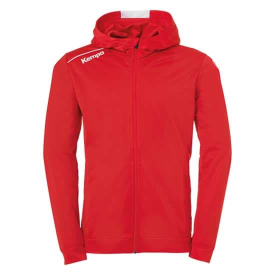 Kempa Sweatshirt Med Fuld Lynlås Player Rød 140 cm