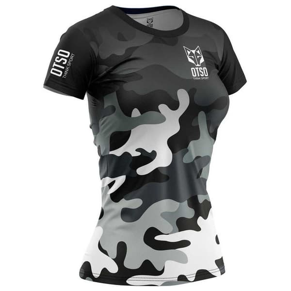 Otso Kort ærme T-shirt T-shirt Beige,Grå M Kvinde