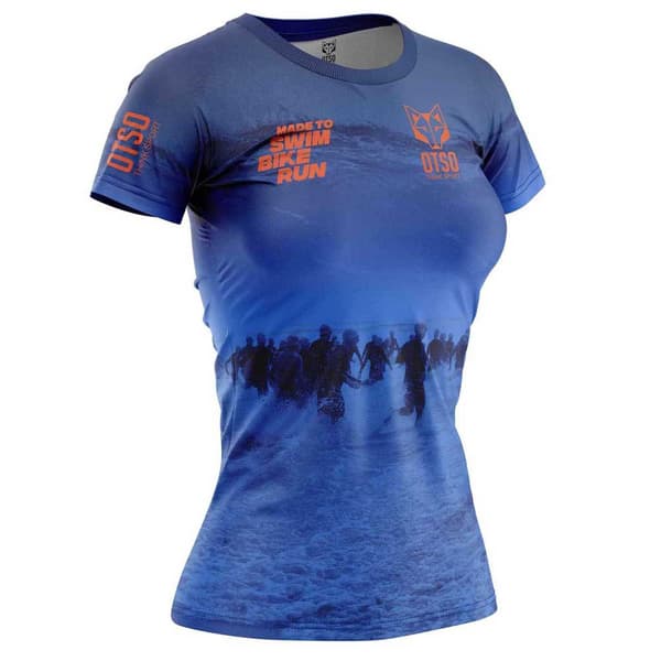 Otso Kortärmad T-shirt T-shirt Blå S Kvinna