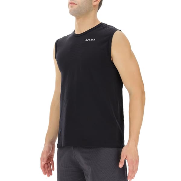 Uyn Ærmeløs T-shirt Airstream Sort S Mand