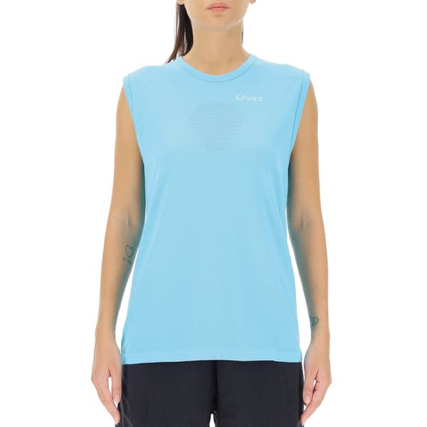 Uyn Ärmlös T-shirt Airstream Blå XS Kvinna