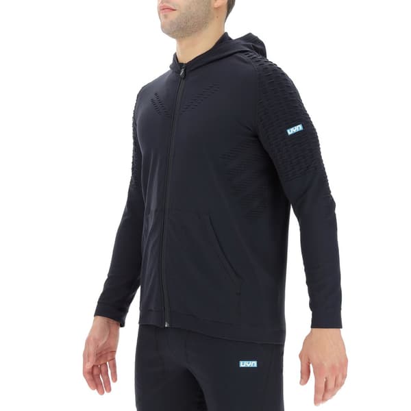 Uyn Fuld Lynlå Sweatshirt Run Fit Sort L Mand