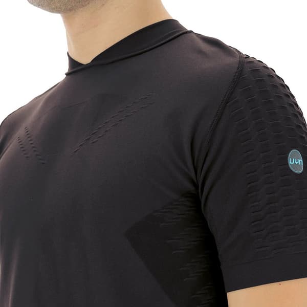 Uyn Kortærmet T-shirt Run Fit Sort XL Mand