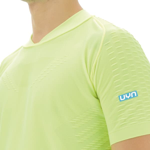 Uyn Kortærmet T-shirt Run Fit Gul S Mand