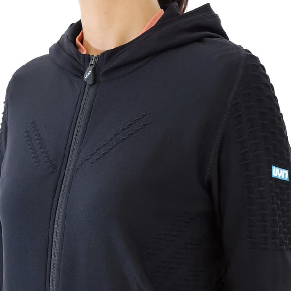 Uyn Fuld Lynlå Sweatshirt Run Fit Sort M Kvinde