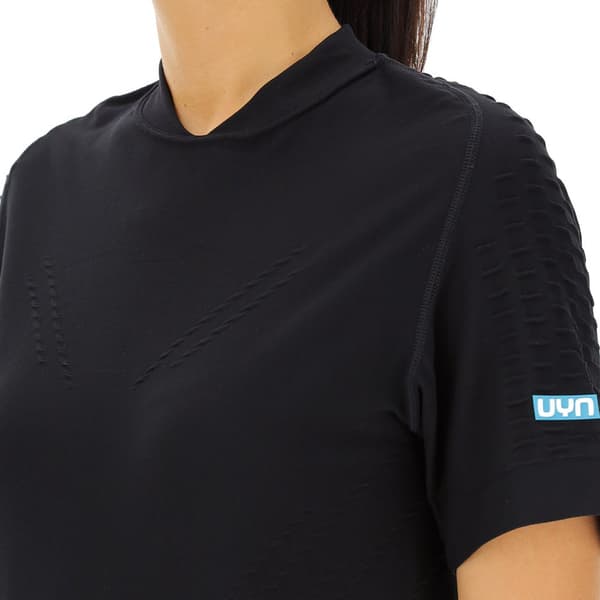 Uyn Kortærmet T-shirt Run Fit Sort L Kvinde
