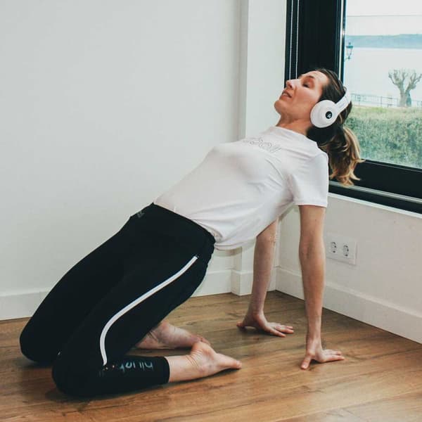 Blueball Sport Tights Med Høj Talje Line Sort XL Kvinde