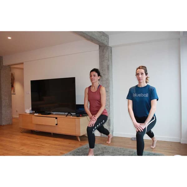 Blueball Sport Tights Med Høj Talje Line Sort XL Kvinde