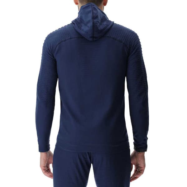 Uyn Sweatshirt Med Fuld Lynlås Run Fit Full Zip Blå S Mand