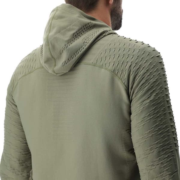 Uyn Sweatshirt Med Fuld Lynlås Run Fit Full Zip Grøn L Mand