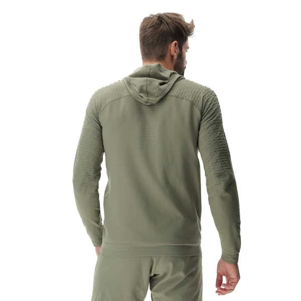 Uyn Sweatshirt Med Fuld Lynlås Run Fit Full Zip Grøn XL Mand