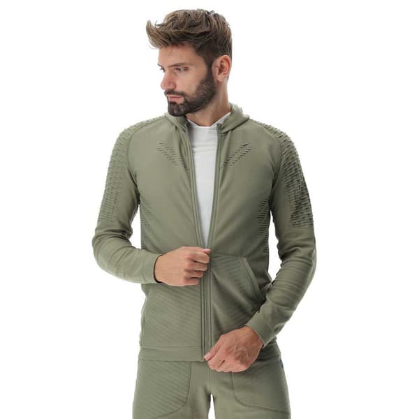 Uyn Sweatshirt Med Fuld Lynlås Run Fit Full Zip Grøn XL Mand